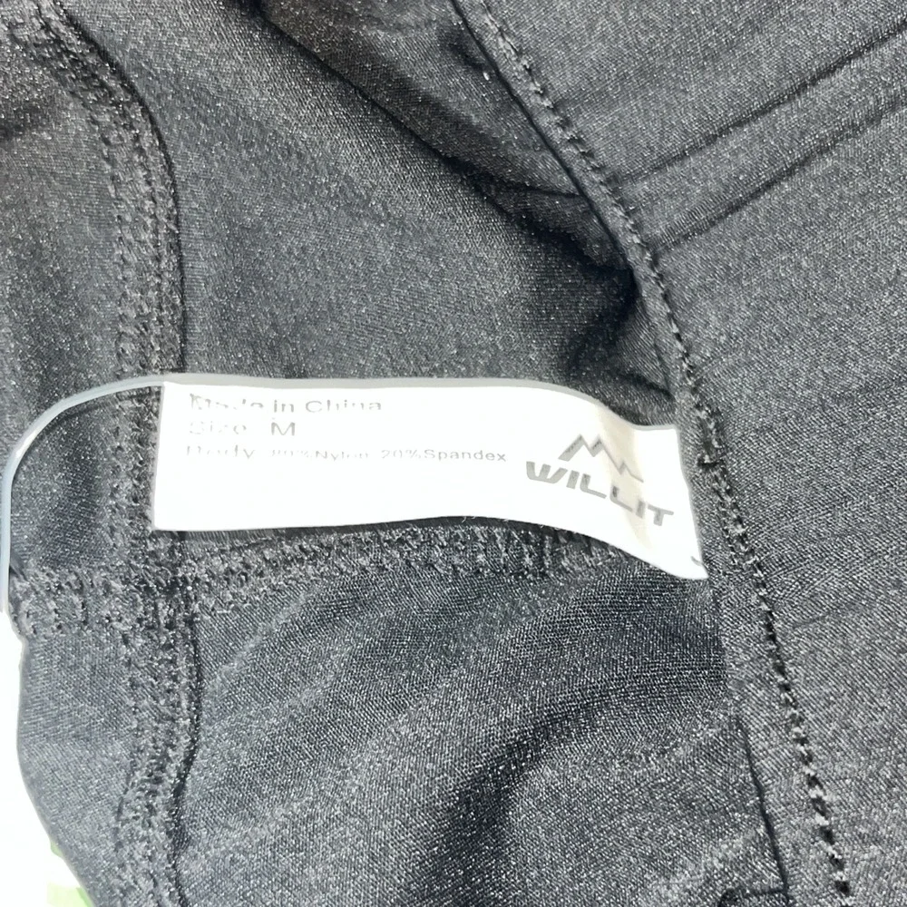 Willit Women's Size Medium Drawstring Shorts Black With Pockets - Picture 7 of 7